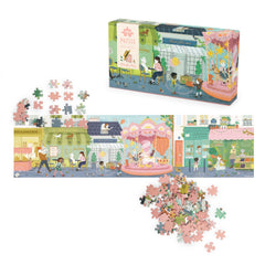 Moulin Roty Les Parisiennes puzzle 10 Rue des Lilas 350 dijelova - Patkica.eu