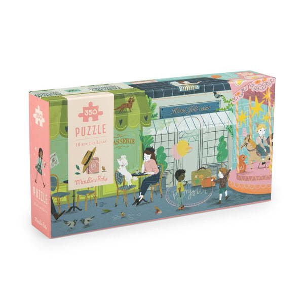 Moulin Roty Les Parisiennes puzzle 10 Rue des Lilas 350 dijelova - Patkica.eu