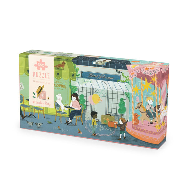 Moulin Roty Les Parisiennes puzzle 10 Rue des Lilas 350 dijelova - Patkica.eu