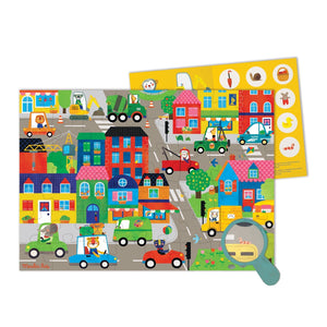 Moulin Roty Les Popipop puzzle U gradu! – 48 dijelova - Patkica.eu