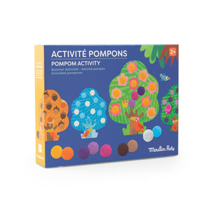 Moulin Roty Les Toupitis kreativni set s pomponima - Patkica.eu