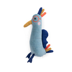 Moulin Roty Les Toupitis zvečka plava ptica - Patkica.eu