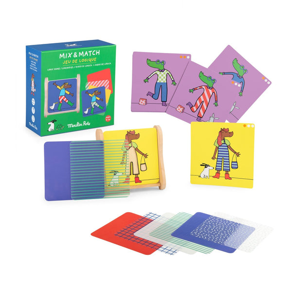 Moulin Roty logička igra Složi lik Les Loufoques - Patkica.eu