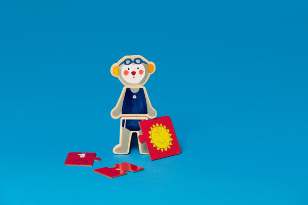 Moulin Roty magnetska igra Oblačenje Les Popipop - Patkica.eu