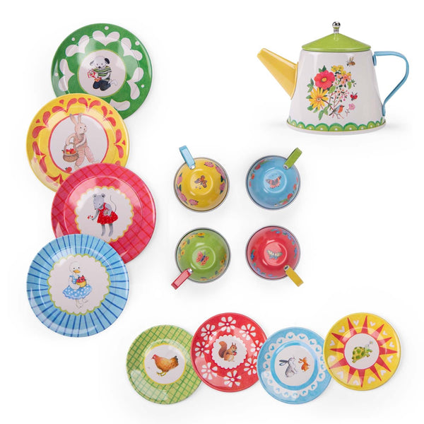 Moulin Roty metalni set za čaj La Grande Famille - Patkica.eu