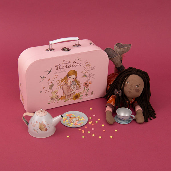 Moulin Roty metalni set za čaj Les Rosalies - Patkica.eu