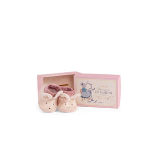 Moulin Roty papučice za bebe mišica La Petite École de Danse - Patkica.eu