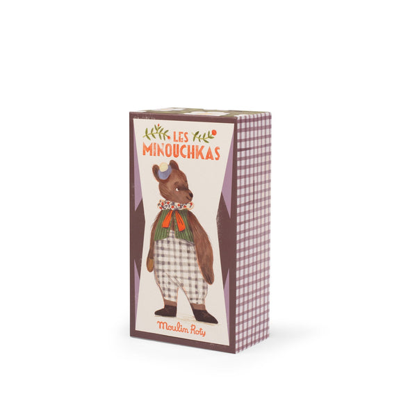 Moulin Roty plišana lutka medvjed Baba Les Minouchkas - Patkica.eu