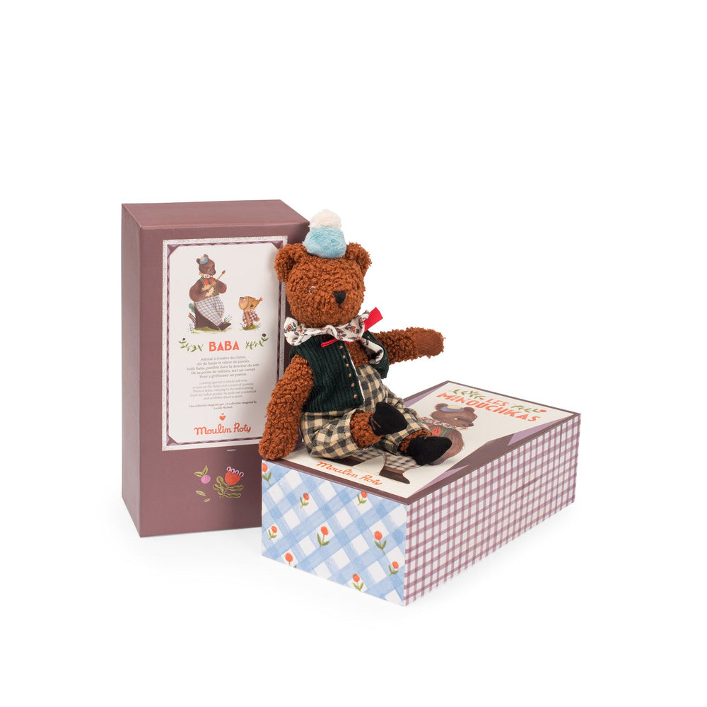 Moulin Roty plišana lutka medvjed Baba Les Minouchkas - Patkica.eu