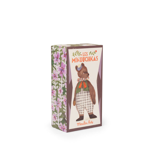 Moulin Roty plišana lutka medvjed Baba Les Minouchkas - Patkica.eu