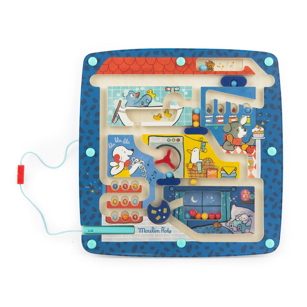 Moulin Roty Puce & Pilou magnetni labirint - Patkica.eu