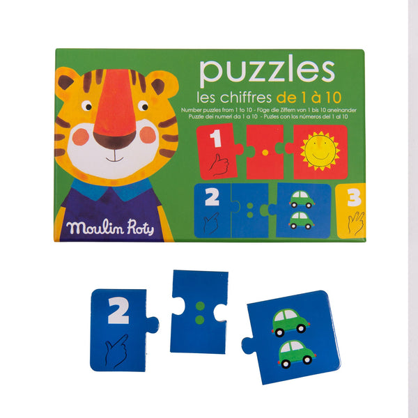 Moulin Roty puzzle Brojevi Les Popipop 30 dijelova - Patkica.eu