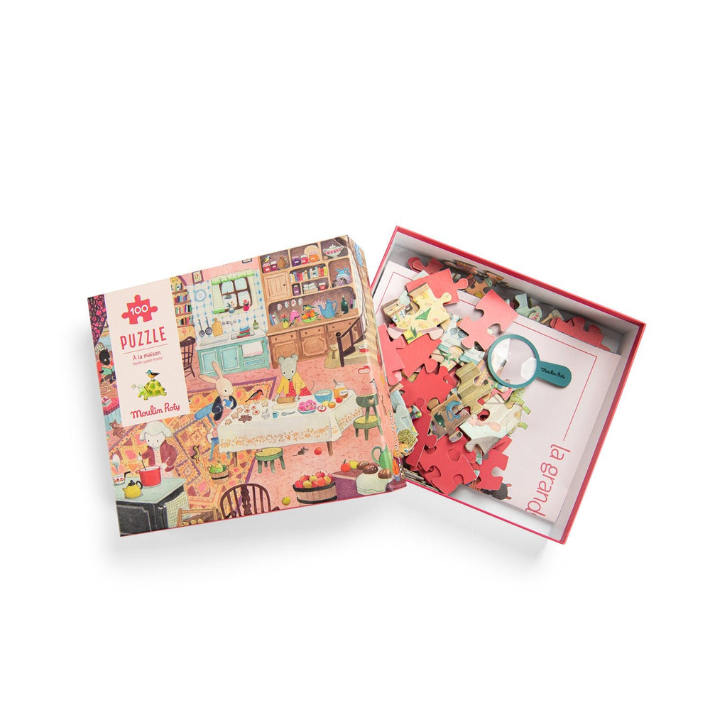 Moulin Roty puzzle promatranja Kod kuće La Grande Famille - Patkica.eu