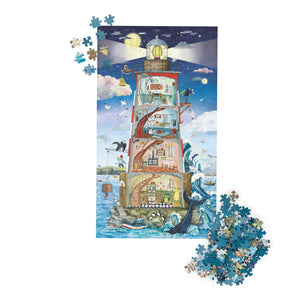 Moulin Roty puzzle Svjetionik 500 dijelova Le Jardin du Moulin - Patkica.eu