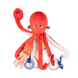 Moulin Roty velika senzorna igračka hobotnica Paulie - Patkica.eu