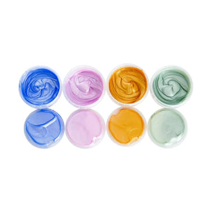 Neogrün Crystal “Mika” – veganske glitter boje za prste (4 × 90 g) - Patkica.eu