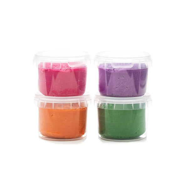 Neogrün Set “Loki” – prirodni veganski plastelin za djecu (4 × 120 g) - Patkica.eu