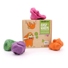 Neogrün Set “Loki” – prirodni veganski plastelin za djecu (4 × 120 g) - Patkica.eu