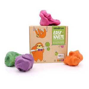 Neogrün Set “Loki” – prirodni veganski plastelin za djecu (4 × 120 g) - Patkica.eu