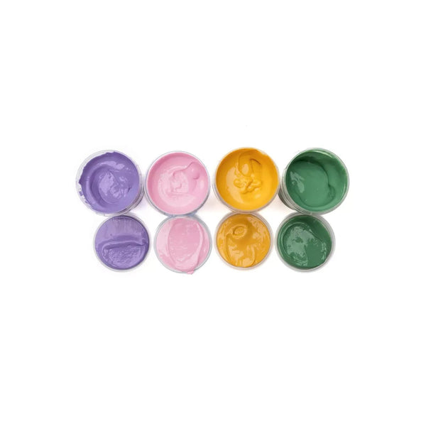 Neogrün Set “Luka” – veganske prirodne boje za prste (4 × 120 g) - Patkica.eu