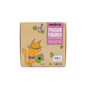 Neogrün Set “Luka” – veganske prirodne boje za prste (4 × 120 g) - Patkica.eu