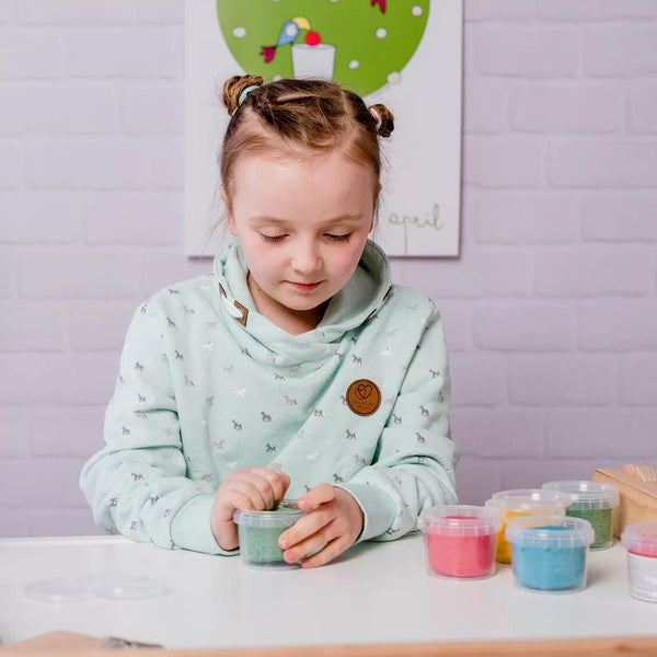 Neogrün Set “Yuki” – prirodni veganski plastelin za djecu (4 × 120 g) - Patkica.eu