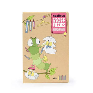 Neogrün® Stofffilzies – veganski tekstilni markeri od biljnih boja (6 boja) - Patkica.eu