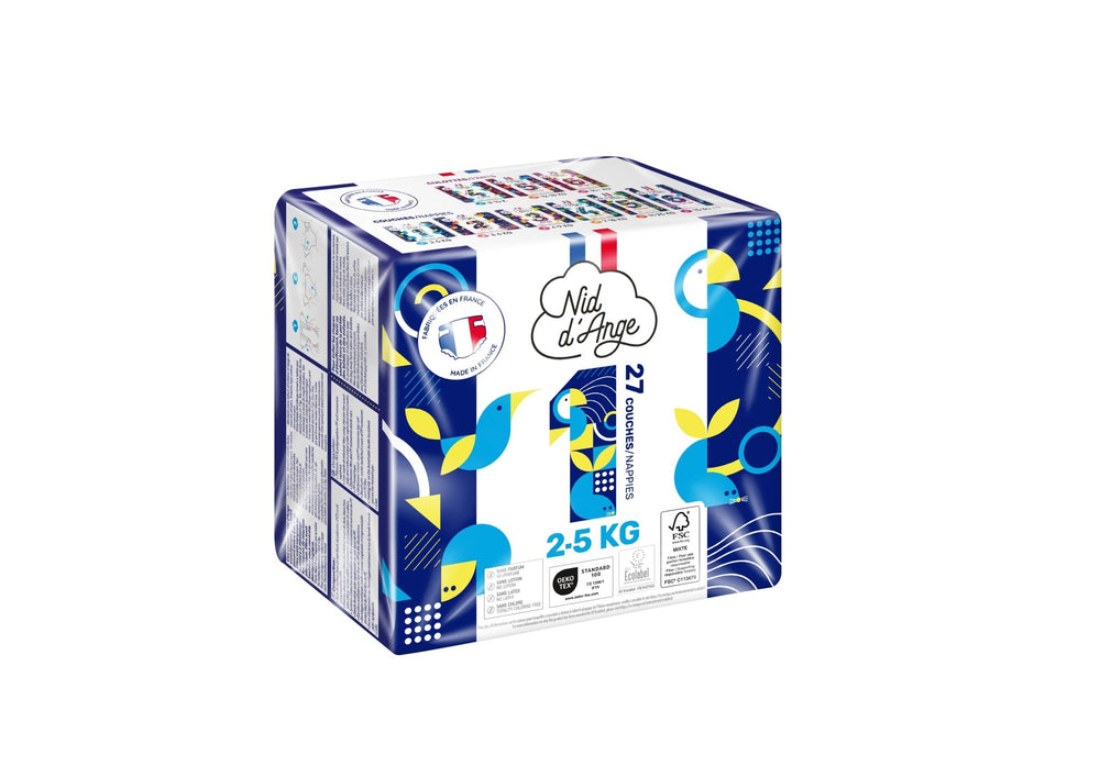 Nid d’Ange pelene – Veličina 1, Newborn, 2–5 kg (27 kom) - Patkica.eu