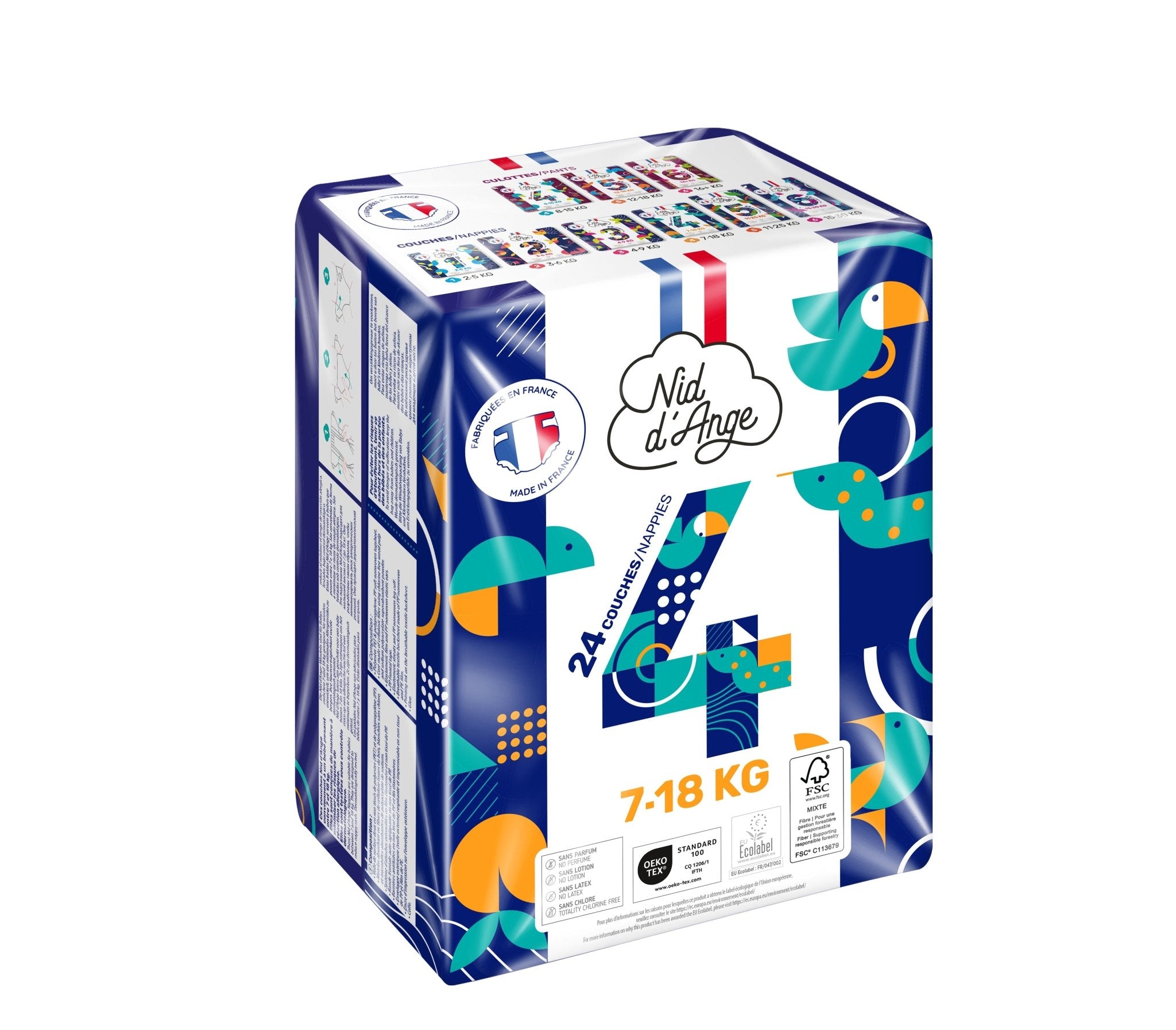 Nid d’Ange pelene – Veličina 4, 7–18 kg, (24 kom) - Patkica.eu