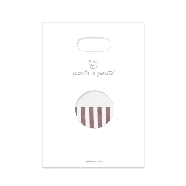Pasito a Pasito Cherry Stripes muslin pelene 70 × 70 cm – 2 kom - Patkica.eu