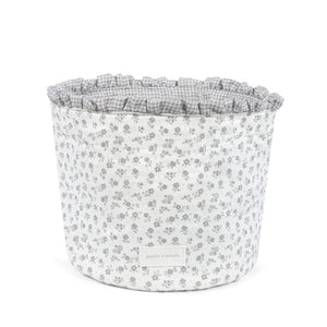 Pasito a Pasito organizator košara Little Bloom Flowers Grey - Patkica.eu