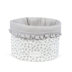 Pasito a Pasito organizator košara Little Bloom Flowers Grey - Patkica.eu
