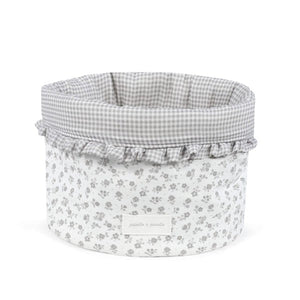 Pasito a Pasito organizator košara Little Bloom Flowers Grey - Patkica.eu