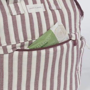 Pasito a Pasito ruksak za kolica Cherry Stripes - Patkica.eu