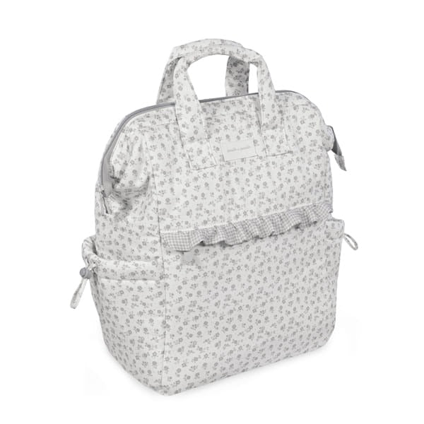 Pasito a Pasito ruksak za kolica Little Bloom Flowers Grey - Patkica.eu