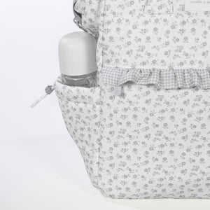 Pasito a Pasito ruksak za kolica Little Bloom Flowers Grey - Patkica.eu