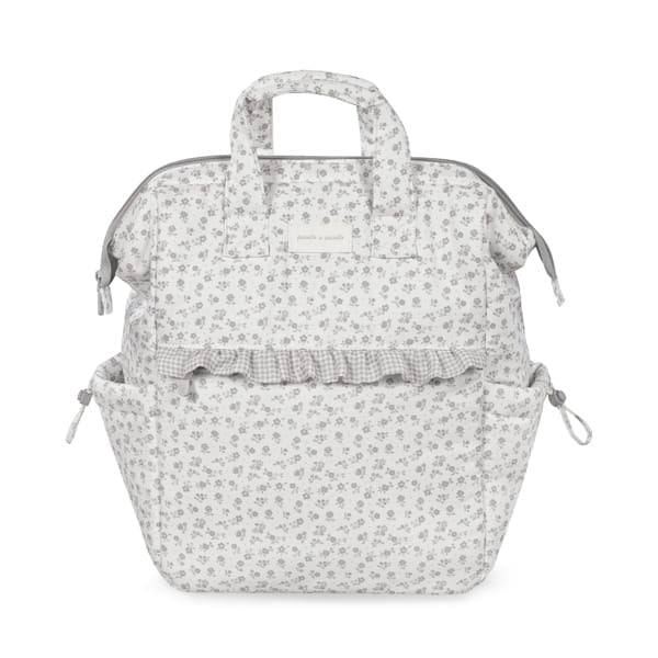 Pasito a Pasito ruksak za kolica Little Bloom Flowers Grey - Patkica.eu