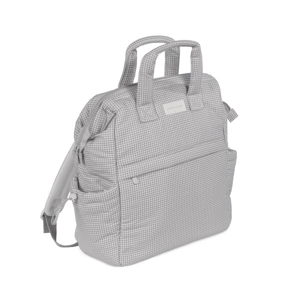 Pasito a Pasito ruksak za prematanje Little Bloom Vichy Grey - Patkica.eu