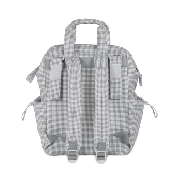 Pasito a Pasito ruksak za prematanje Little Bloom Vichy Grey - Patkica.eu