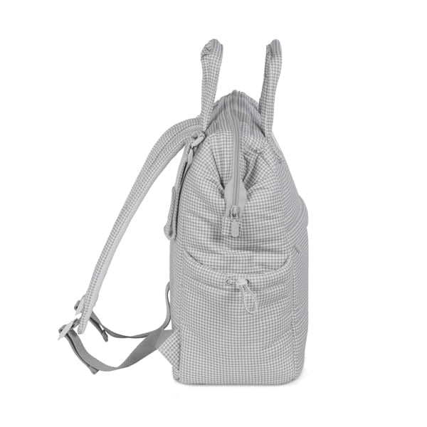 Pasito a Pasito ruksak za prematanje Little Bloom Vichy Grey - Patkica.eu