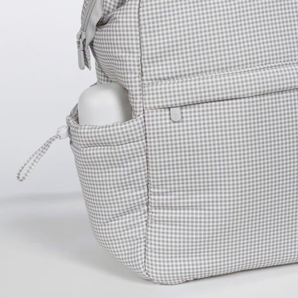 Pasito a Pasito ruksak za prematanje Little Bloom Vichy Grey - Patkica.eu