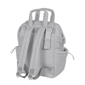 Pasito a Pasito ruksak za prematanje Little Bloom Vichy Grey - Patkica.eu