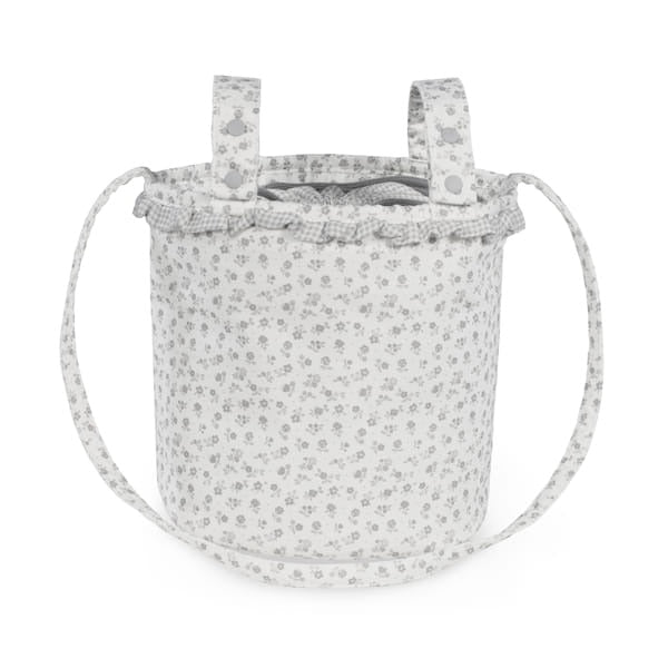 Pasito a Pasito torba za kolica Little Bloom Flowers Grey - Patkica.eu
