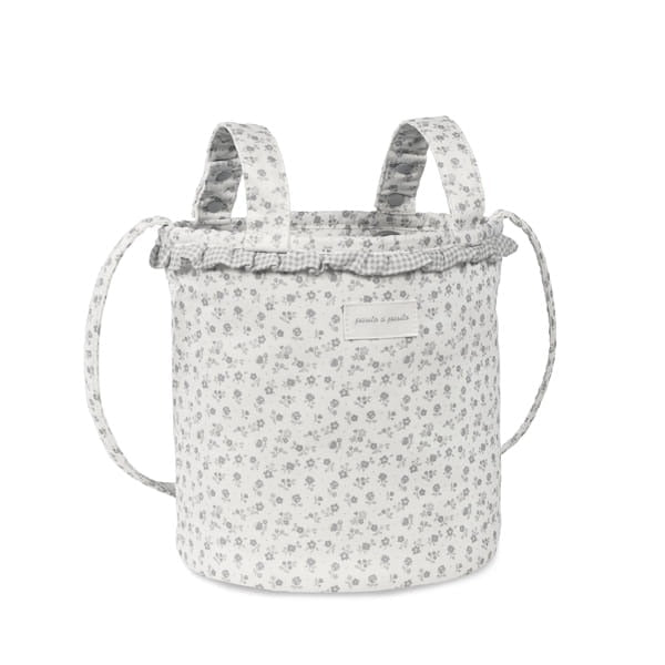 Pasito a Pasito torba za kolica Little Bloom Flowers Grey - Patkica.eu