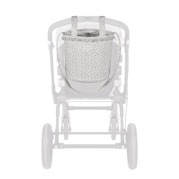 Pasito a Pasito torba za kolica Little Bloom Flowers Grey - Patkica.eu