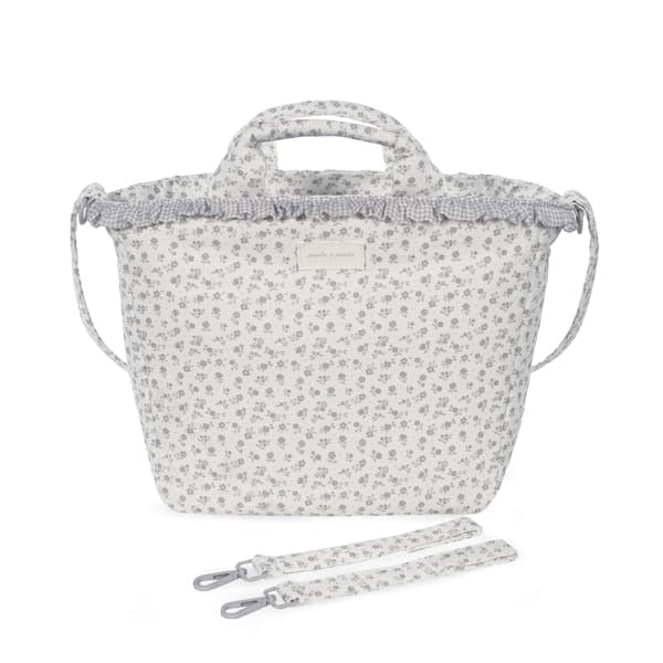 Pasito a Pasito torba za prematanje i kolica Little Bloom Flowers Grey - Patkica.eu