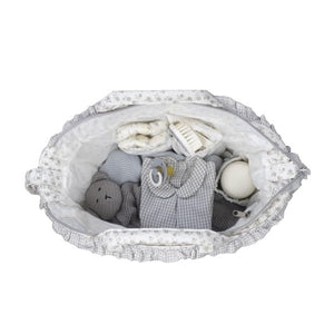 Pasito a Pasito torba za prematanje i kolica Little Bloom Flowers Grey - Patkica.eu