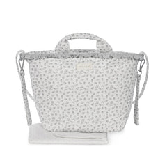 Pasito a Pasito torba za prematanje i kolica Little Bloom Flowers Grey - Patkica.eu