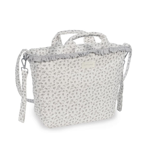 Pasito a Pasito torba za prematanje i kolica Little Bloom Flowers Grey - Patkica.eu