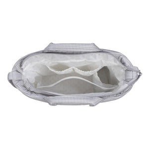 Pasito a Pasito torba za prematanje i kolica Little Bloom Vichy Grey - Patkica.eu